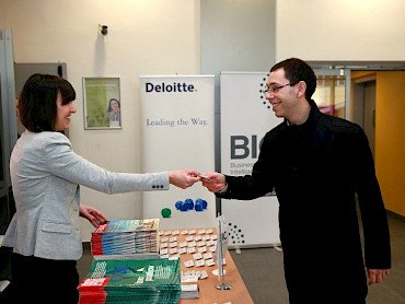 Anita Jurjevič Železnik, Deloitte d.o.o.;Lan Filipič, manager v oddelku za poslovno svetovanje, Deloitte d.o.o.