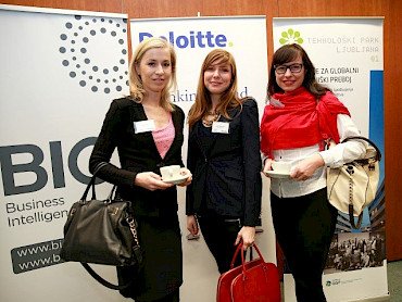 Tamara Štader, direktorica, agencija Taman d.o.o.;Tina Podgornik, marketing, Media Lab d.o.o.;Tanja Ilieva, AG VEBO d.o.o.