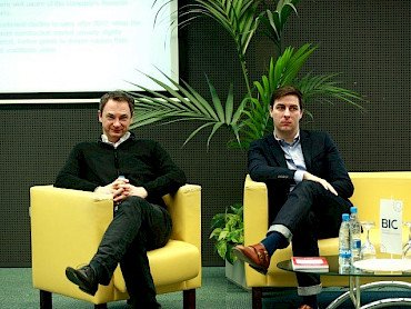 Mark Turrell, ustanovitelj in direktor agencije Orcasci;Robin Weninger, podjetnik