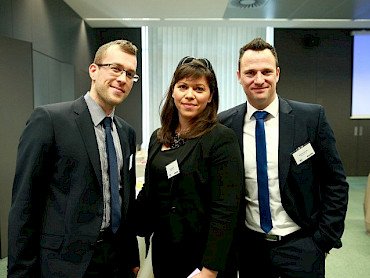 Nejc Babič, svetovalec v oddelku za poslovno svetovanje, Deloitte d.o.o.;Sanja Šavel, managerka v oddelku za poslovno svetovanje, Deloitte d.o.o.;Martin Železnik, manager v oddelku za revizijo, Deloitte d.o.o.