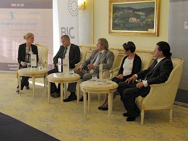 Daniela Bervar Kotolenko, Business Intelligence Center / Mihael Leskovar, Štajerski tehnološki park / Dr. Dušan Radonjič, EPF Maribor / Zvezdana Lubej, Profiles International Slovenia / Patrik Peroša, EUSA, EFCS, SUSA, ŠUS