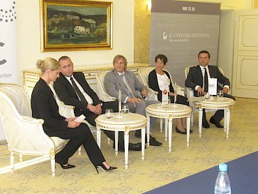 Daniela Bervar Kotolenko, Business Intelligence Center / Mihael Leskovar, Štajerski tehnološki park / Dr. Dušan Radonjič, EPF Maribor / Zvezdana Lubej, Profiles International Slovenia / Patrik Peroša, EUSA, EFCS, SUSA, ŠUS