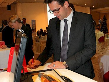 Uradna otvoritev BIC na Business &amp; MBA Christmas Gala Dinner